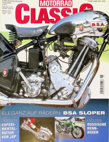 Deckblatt Motorrad Classic (06/2002)